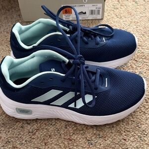 adidas Navy and Light Blue Athletic Shoes